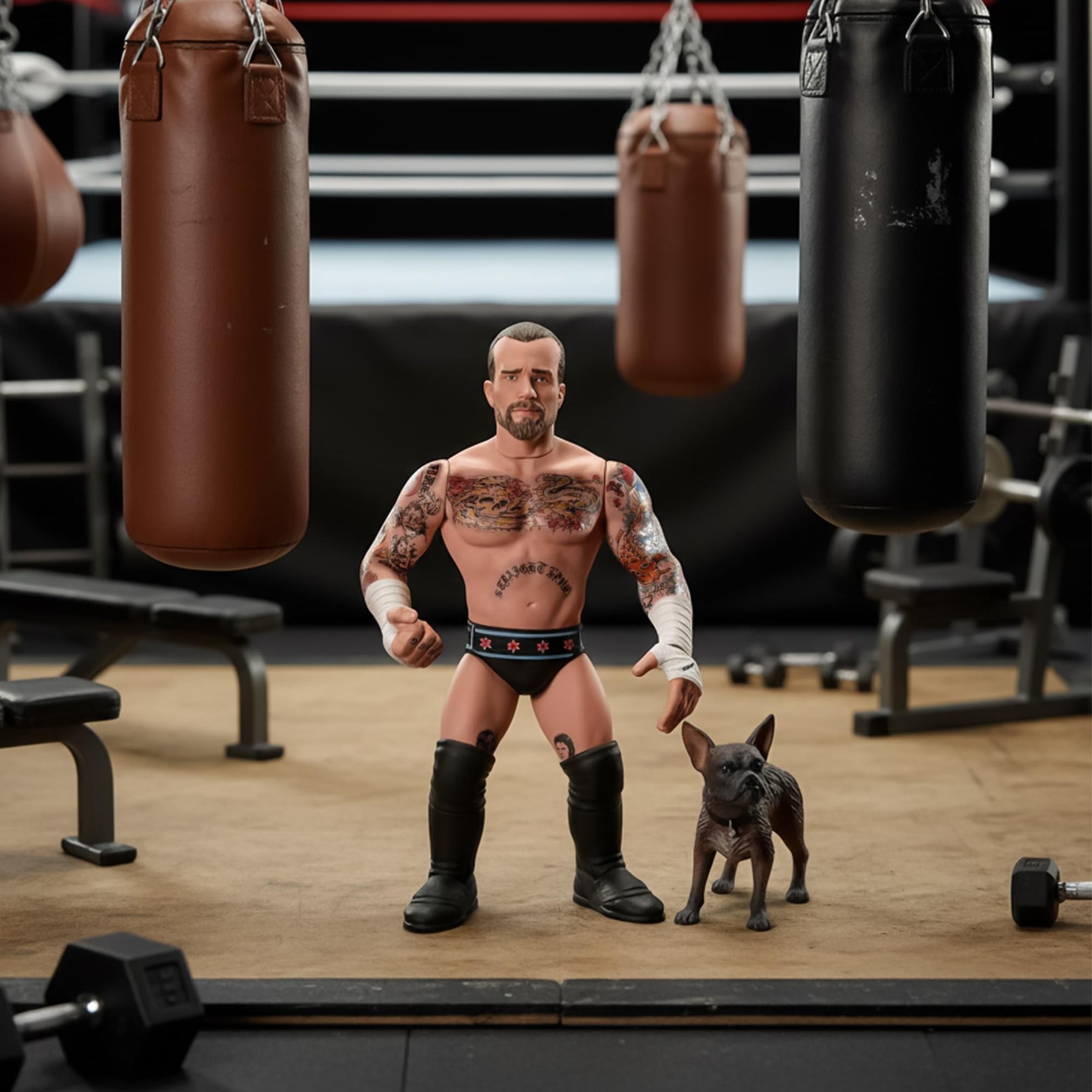 Wrestling's Heels and Faces Retro Action Figure | Larry The Dog
