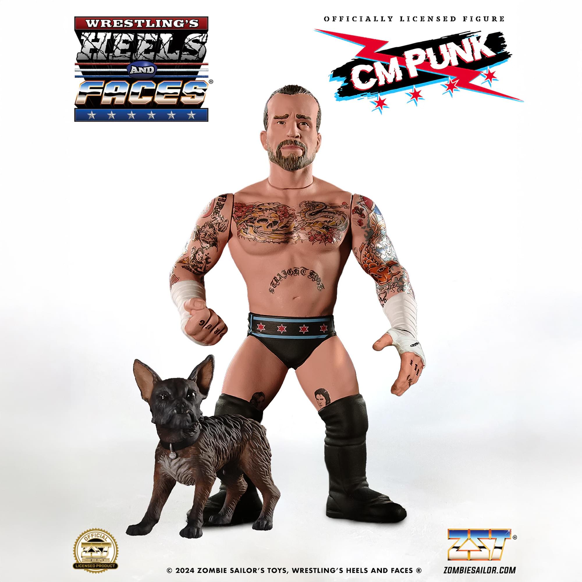 Wrestling's Heels and Faces Retro Action Figure | Larry The Dog