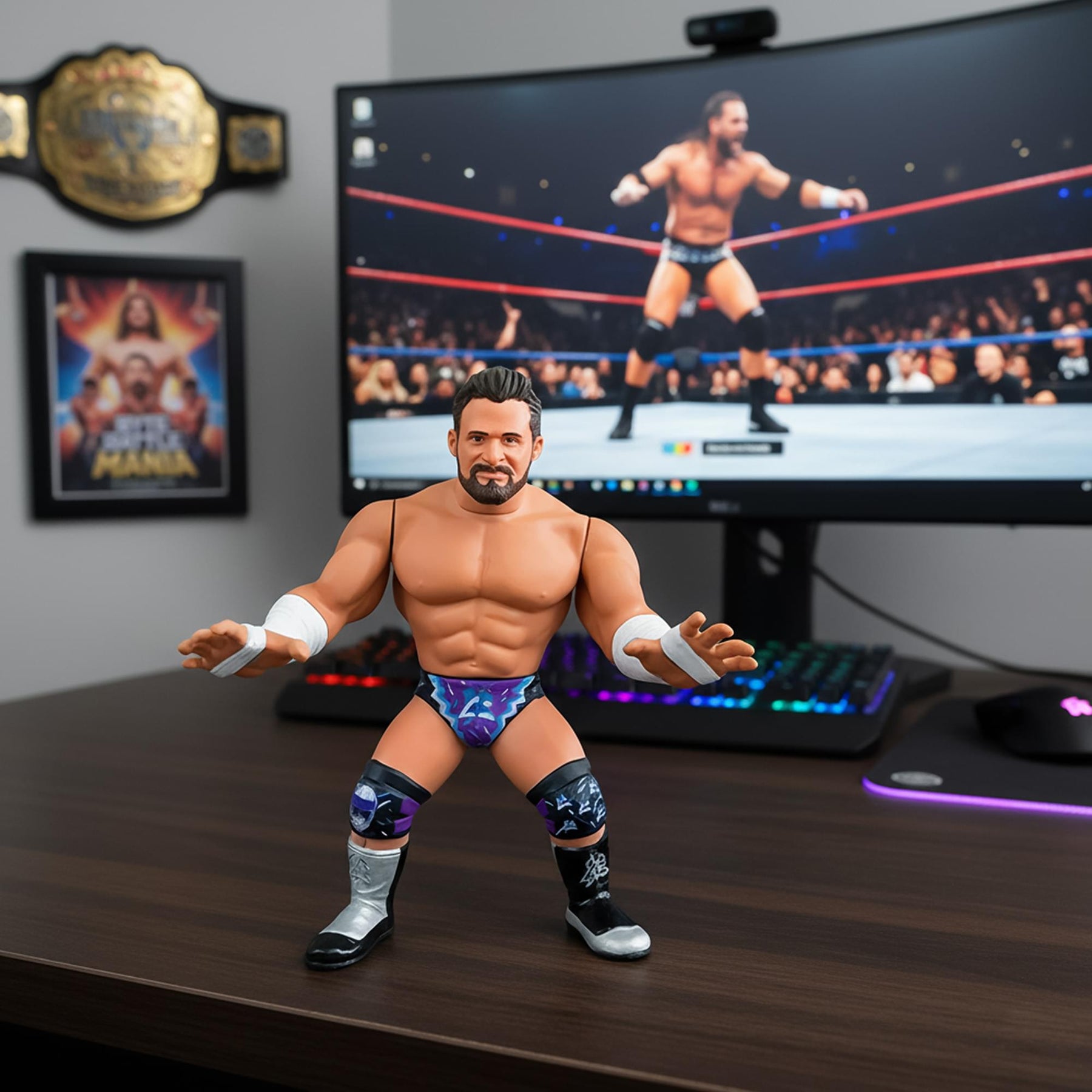 Wrestling's Heels and Faces Retro Action Figure | Matt Cardona