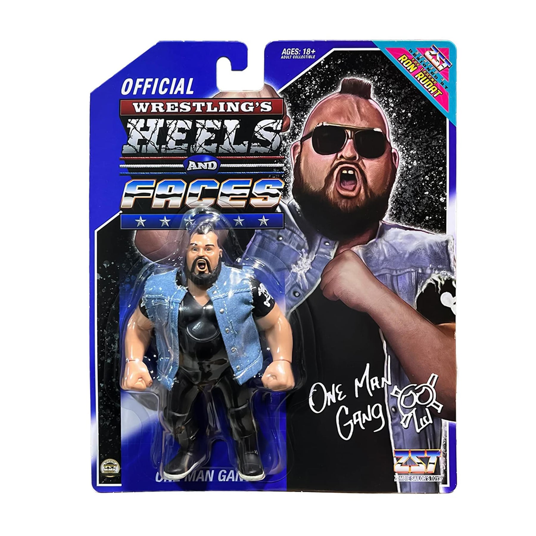 Wrestling's Heels and Faces Retro Action Figure | One Man Gang
