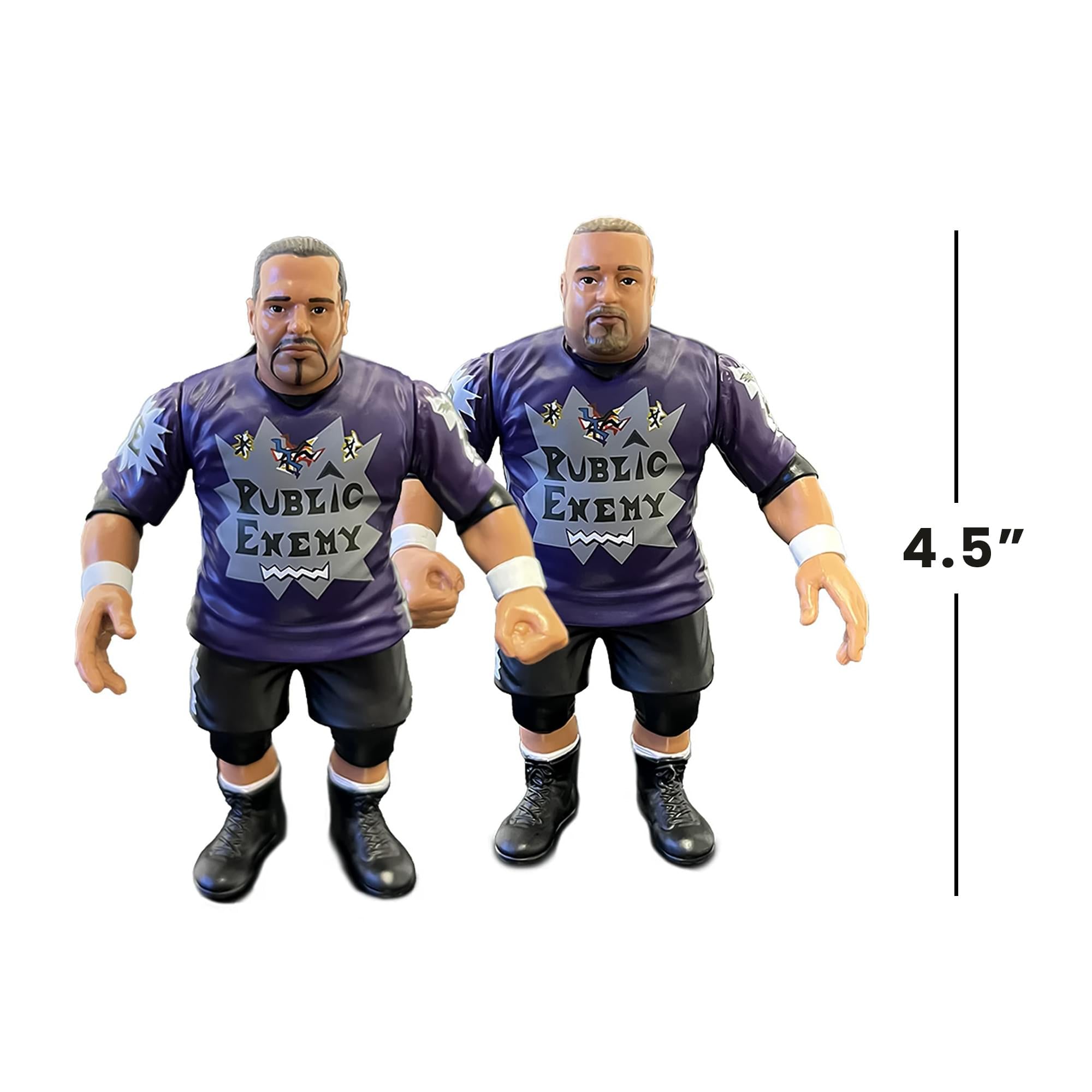 Wrestling's Heels and Faces Retro Action Figure | Public Enemy 2 Pack