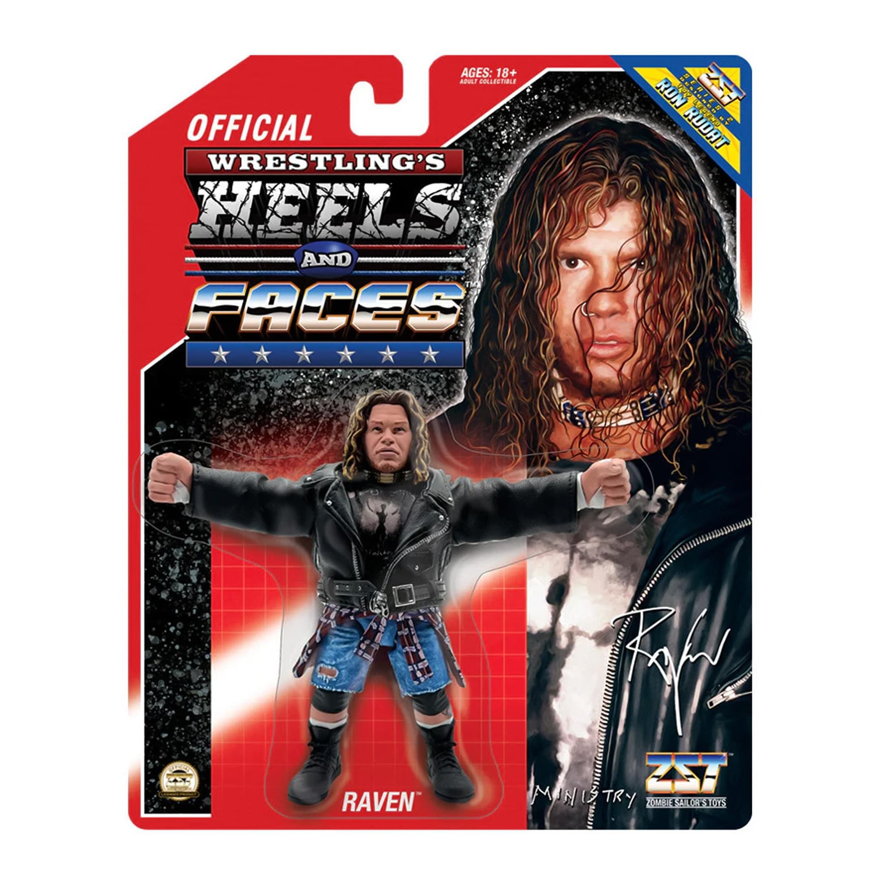 Wrestling's Heels and Faces Retro Action Figure | Raven