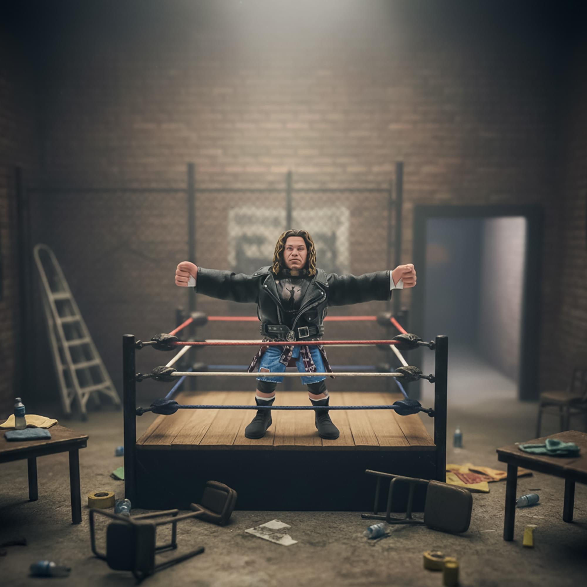 Wrestling's Heels and Faces Retro Action Figure | Raven