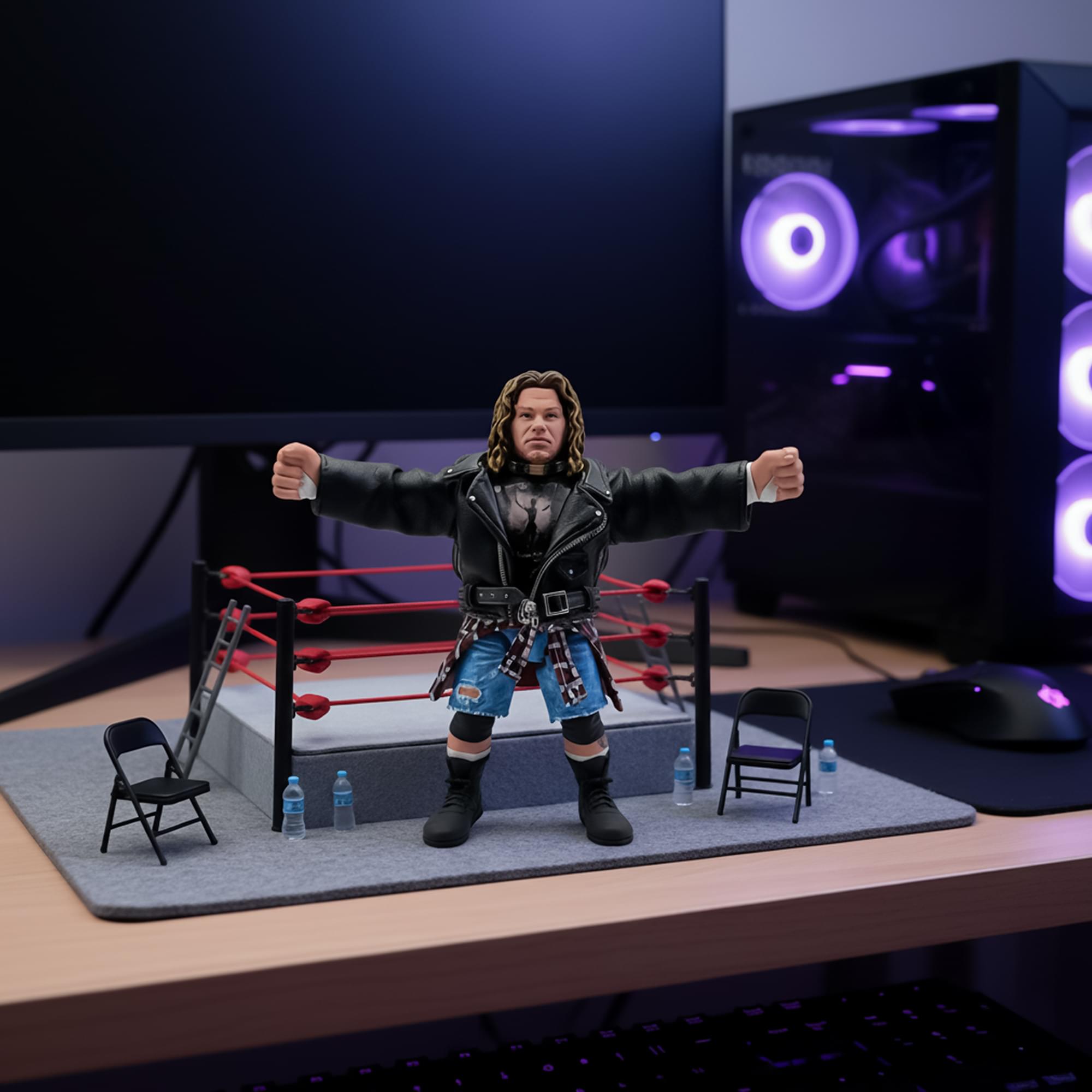 Wrestling's Heels and Faces Retro Action Figure | Raven