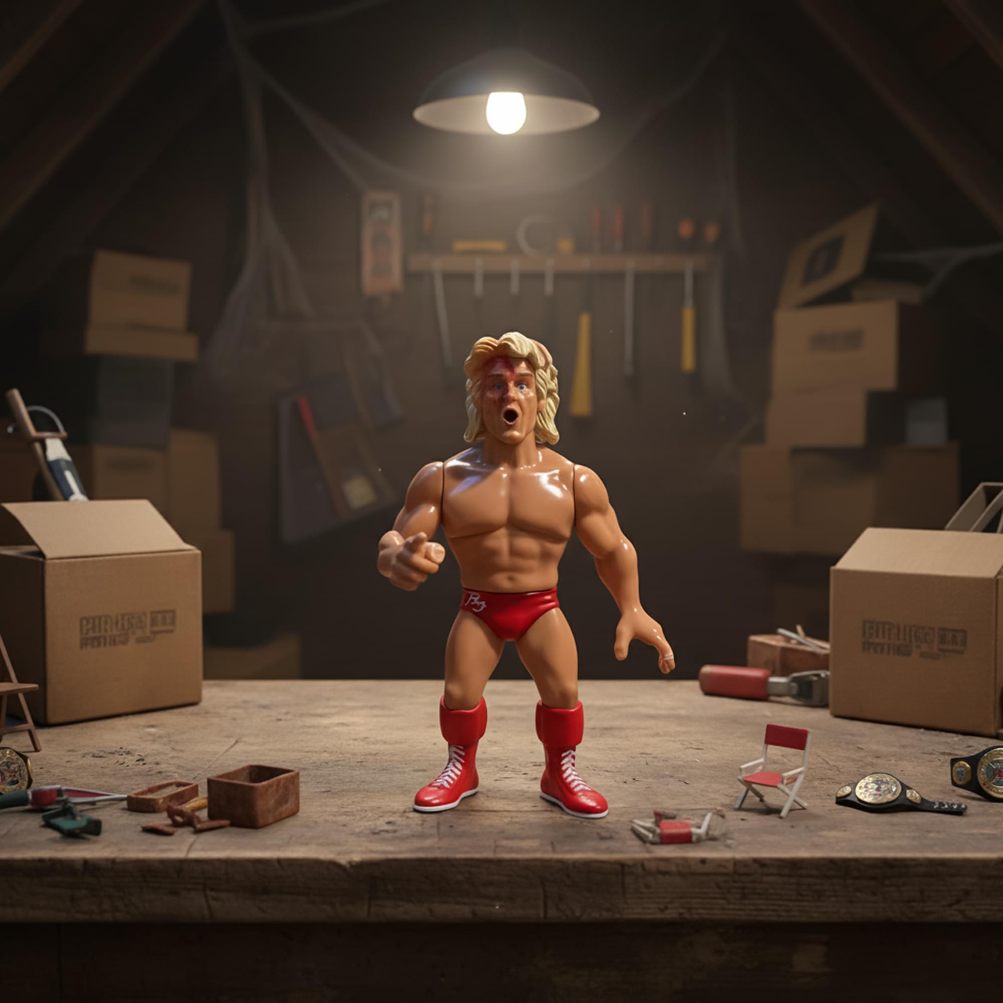 Wrestling's Heels and Faces Retro Action Figure | Ric Flair