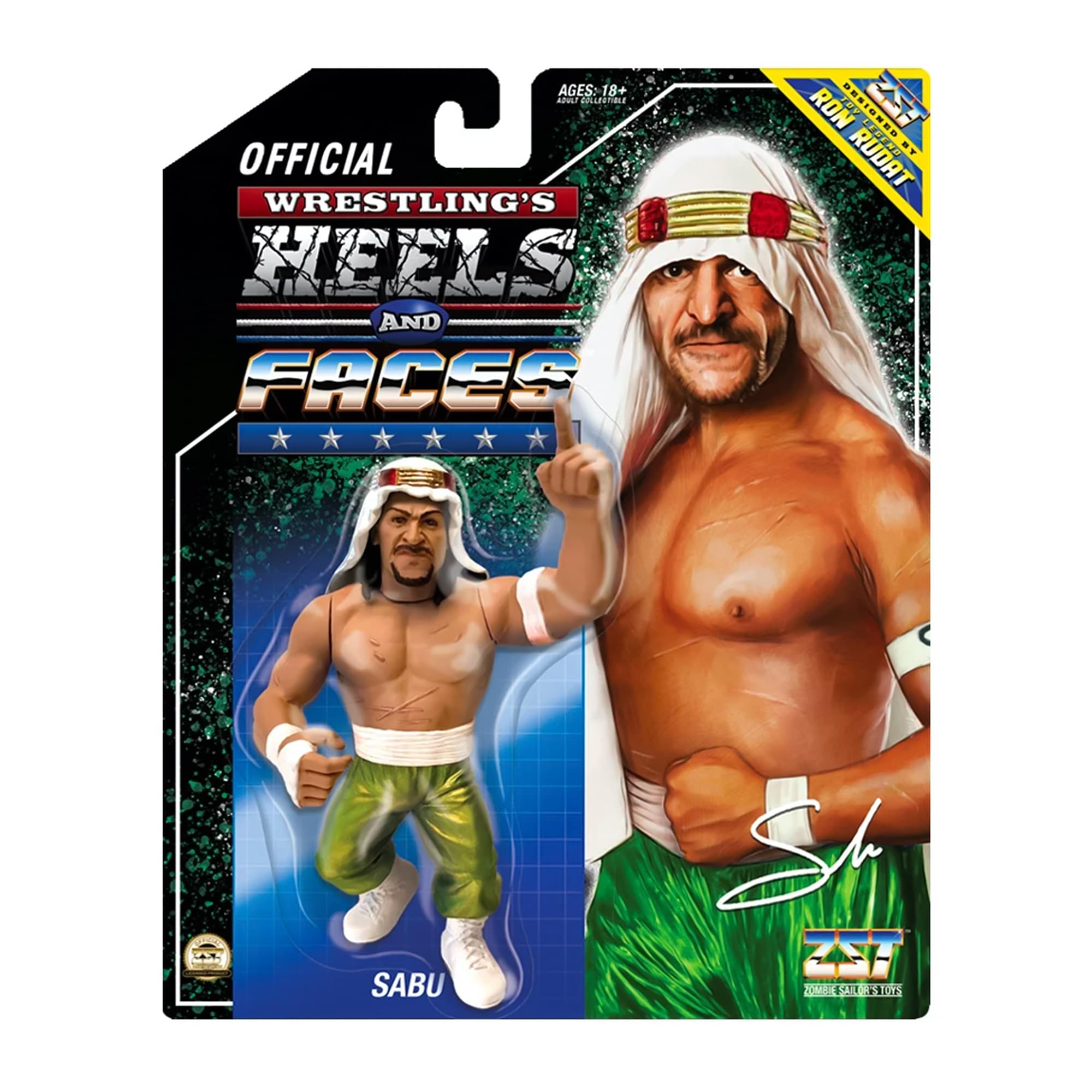 Wrestling's Heels and Faces Retro Action Figure | Sabu