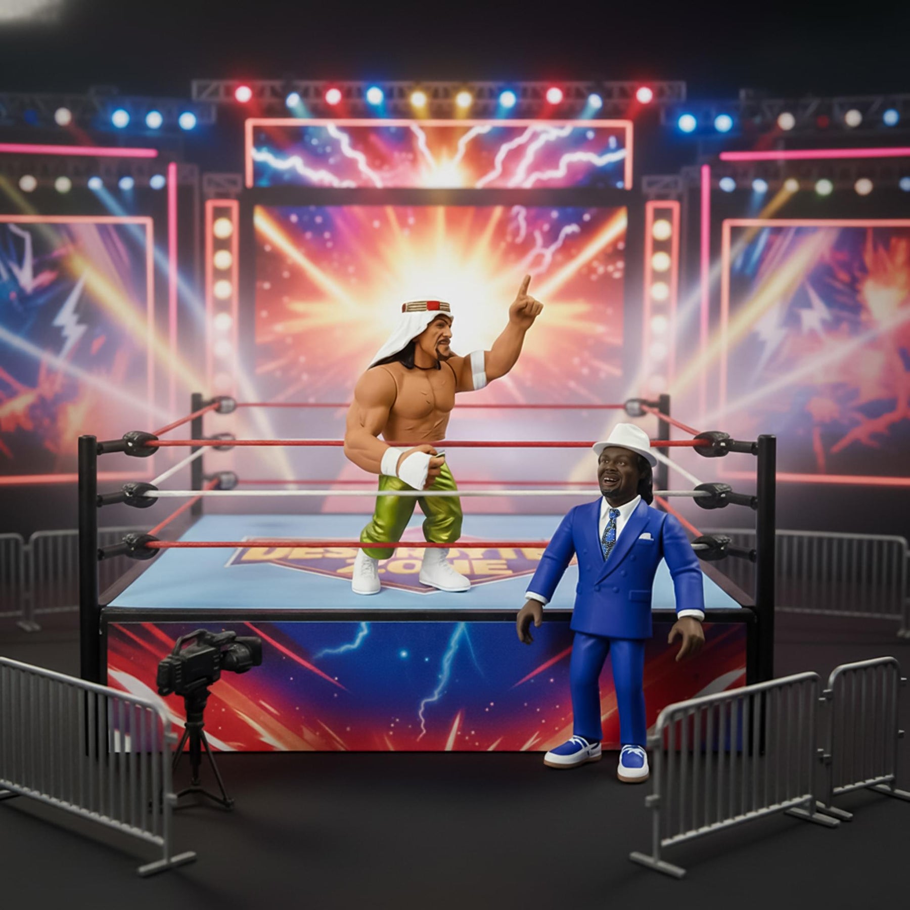 Wrestling's Heels and Faces Retro Action Figure | Slick