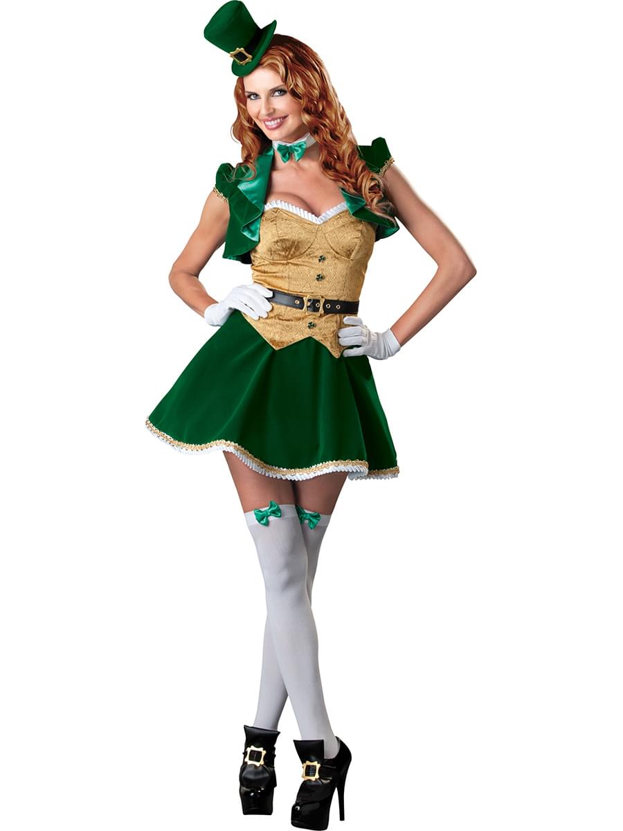 St. Patrick's Sexy Lucky Lass Costume Dress Adult