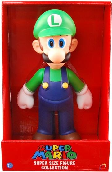 Super Mario Bros Nintendo 9" Super Size Figure Collection Luigi