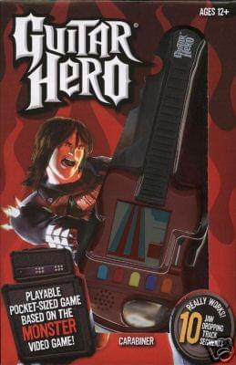 Guitar Hero Carabiner Handheld Game