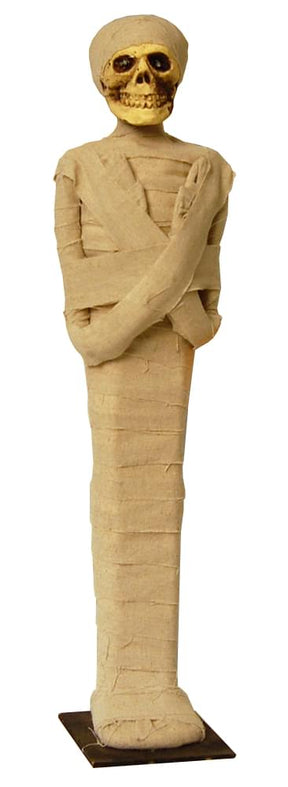 Standing Mummy 2 Foot Prop With Red Light Up Eyes