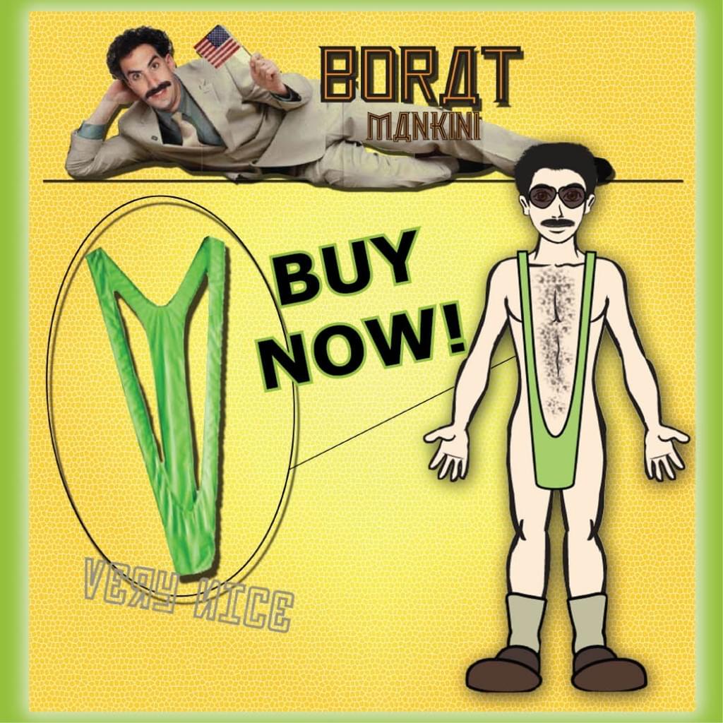Borat Mankini Costume Adult