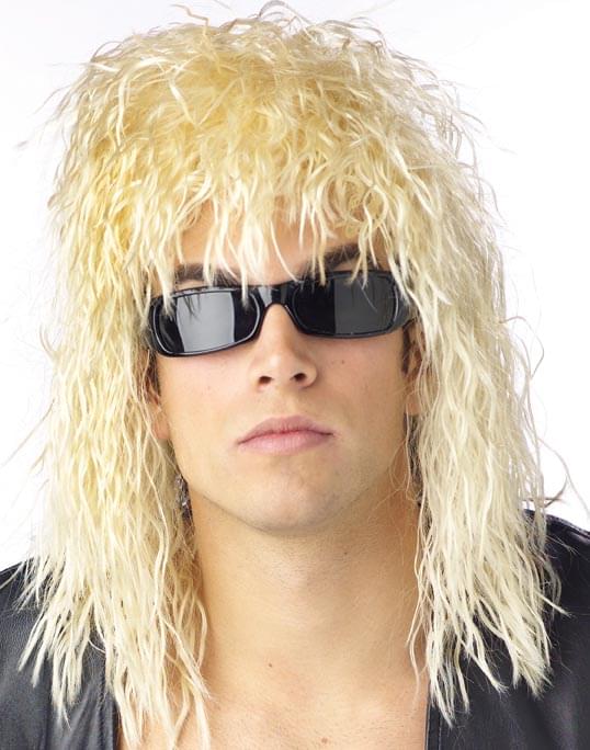 Rockin' Dude Blonde Costume Wig