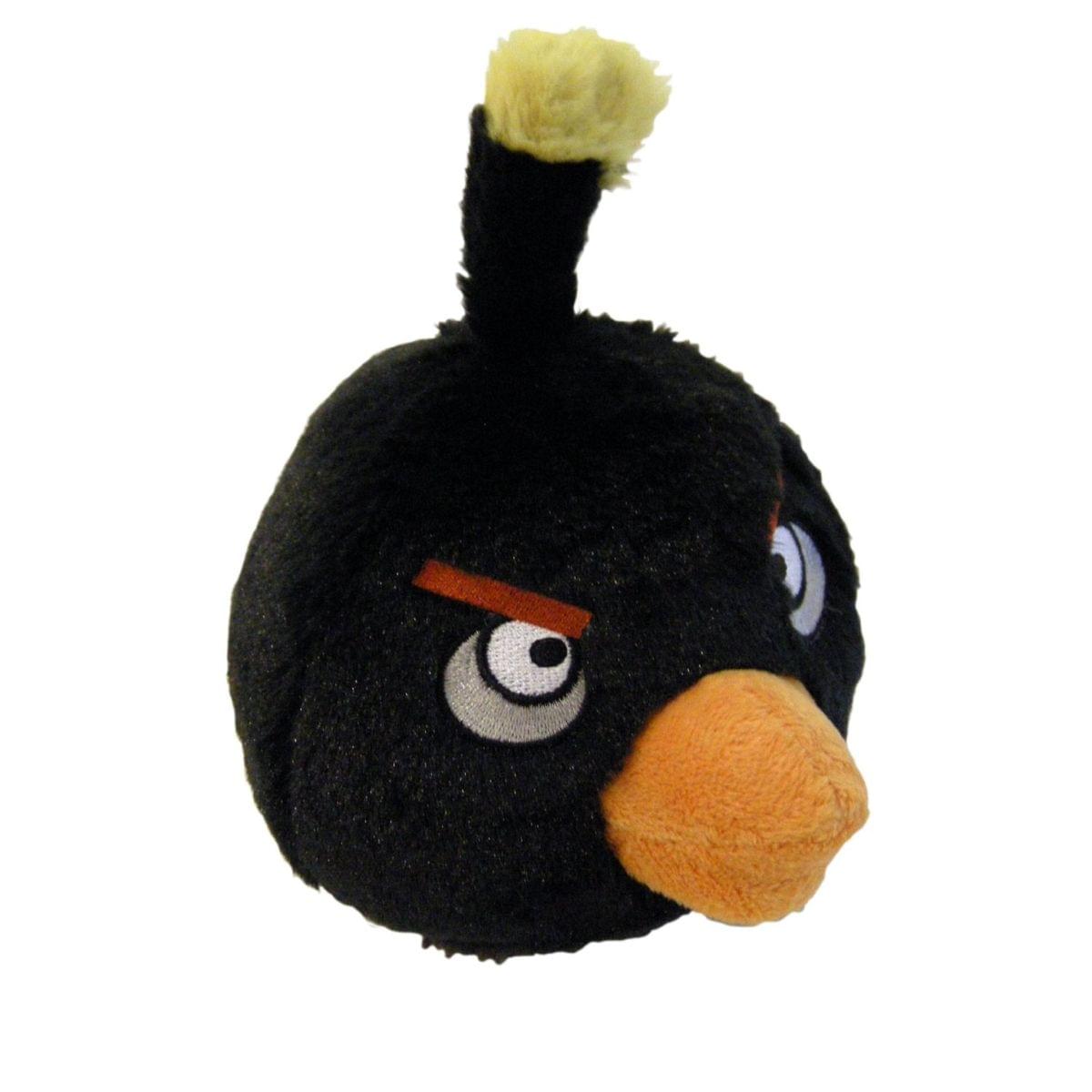 Angry Birds Black Bird 5" Plush With Sound