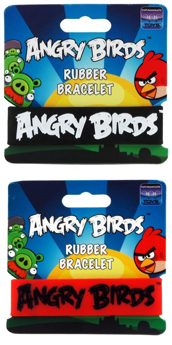 Angry Birds Rubber Bracelet: Assorted