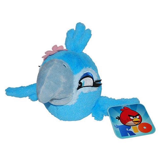 Angry Birds Rio 8" Plush With Sound: Jewel Bird