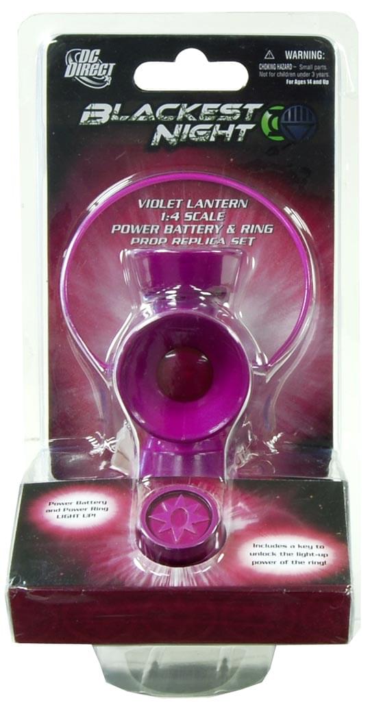 Blackest Night: Violet Lantern 1:4 Power Battery & Ring Prop Replica