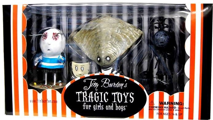Tim Burton's Tragic Toys For Girls & Boys Set # 3