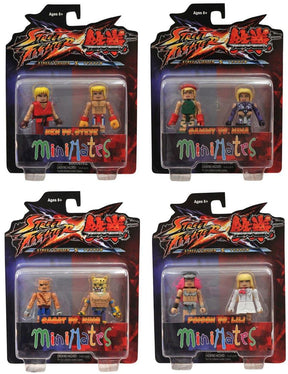 Street Fighter X Tekken Minimates Mini Figure Set Of 4