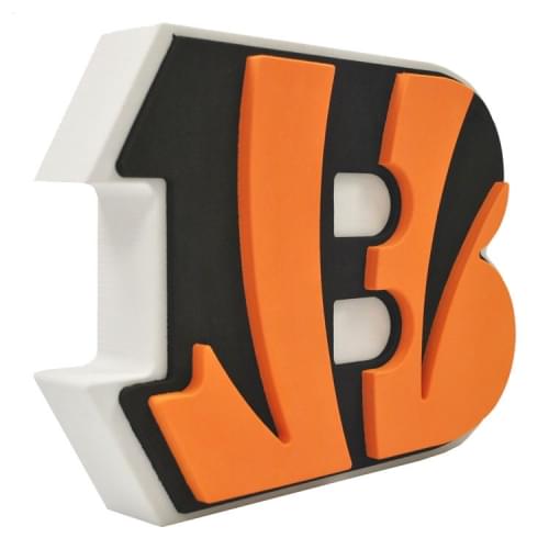 NFL 3D Cincinnati Bengals Foam Logo 18" Wall Display