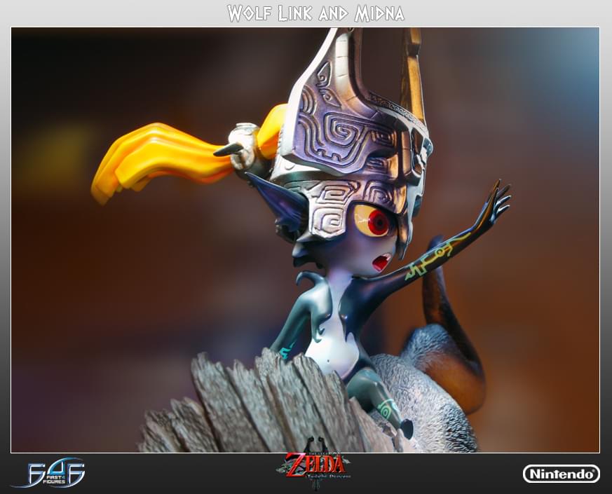 The Legend Of Zelda: Wolf Link And Midna 1:4 Scale Statue