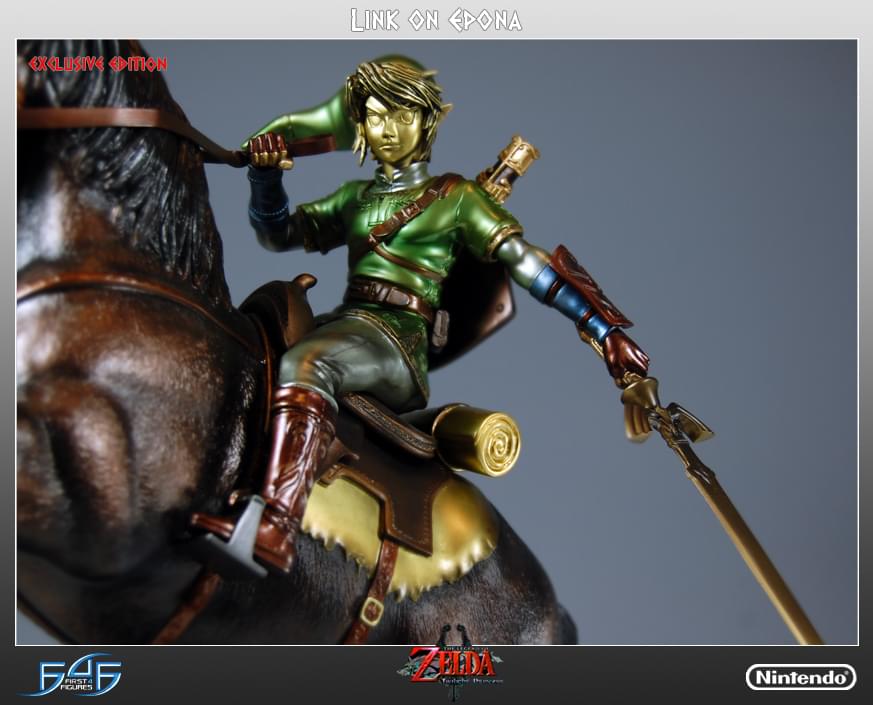 Zelda Link On Epona Exclusive Statue
