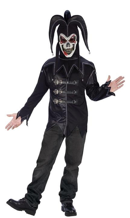 Black Twisted Jester Costume Adult
