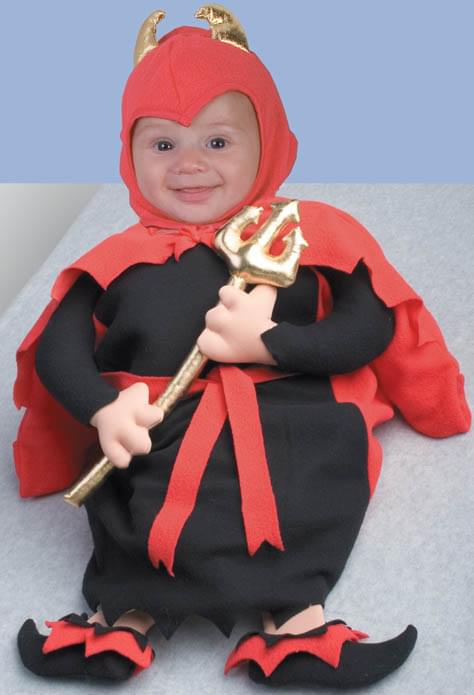 Adorable Lil Devil Costume Baby Bunting