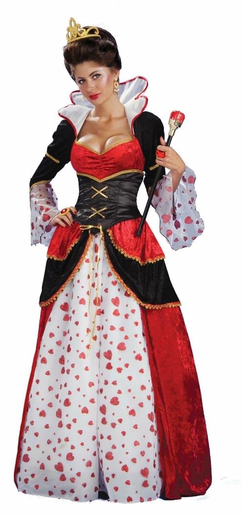 Alice In Wonderland Queen Of Hearts Costume Adult