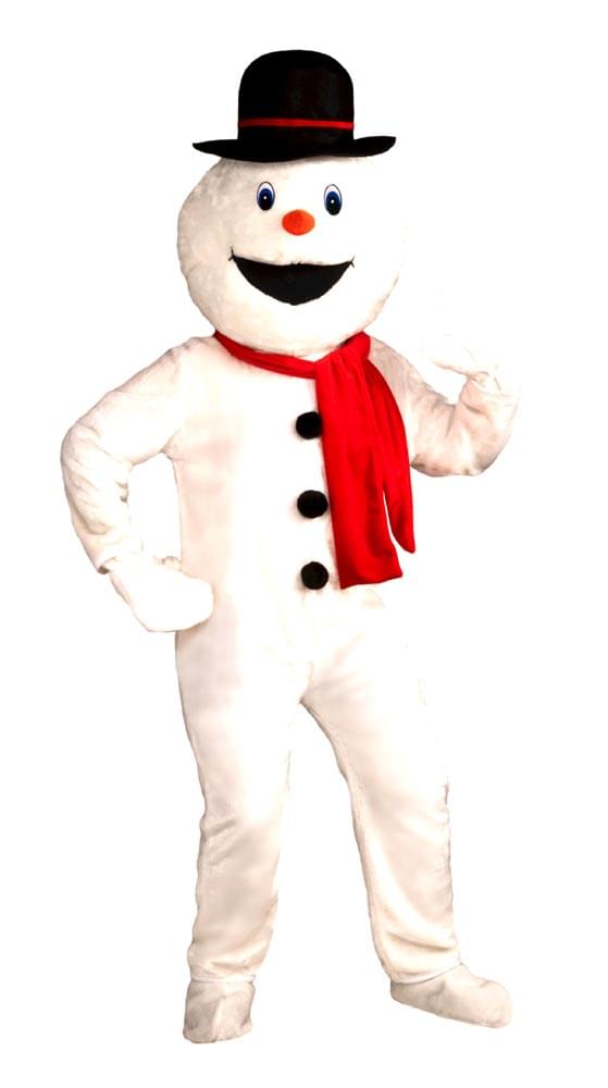 Snowman Deluxe Costume Mascot Adult Standard
