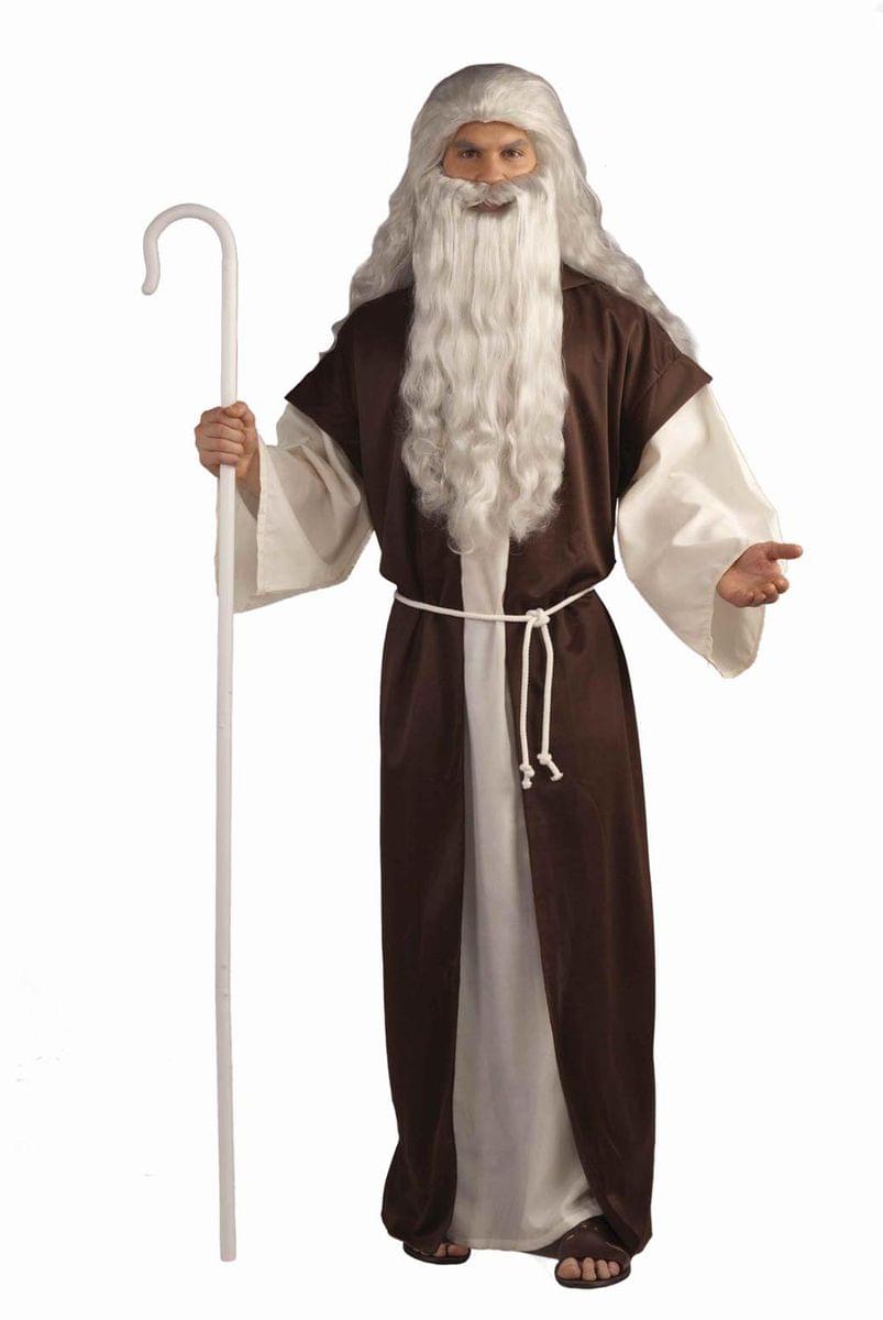 Biblical Shepherd Robe Costume w/Attached Hood Overcoat Adult