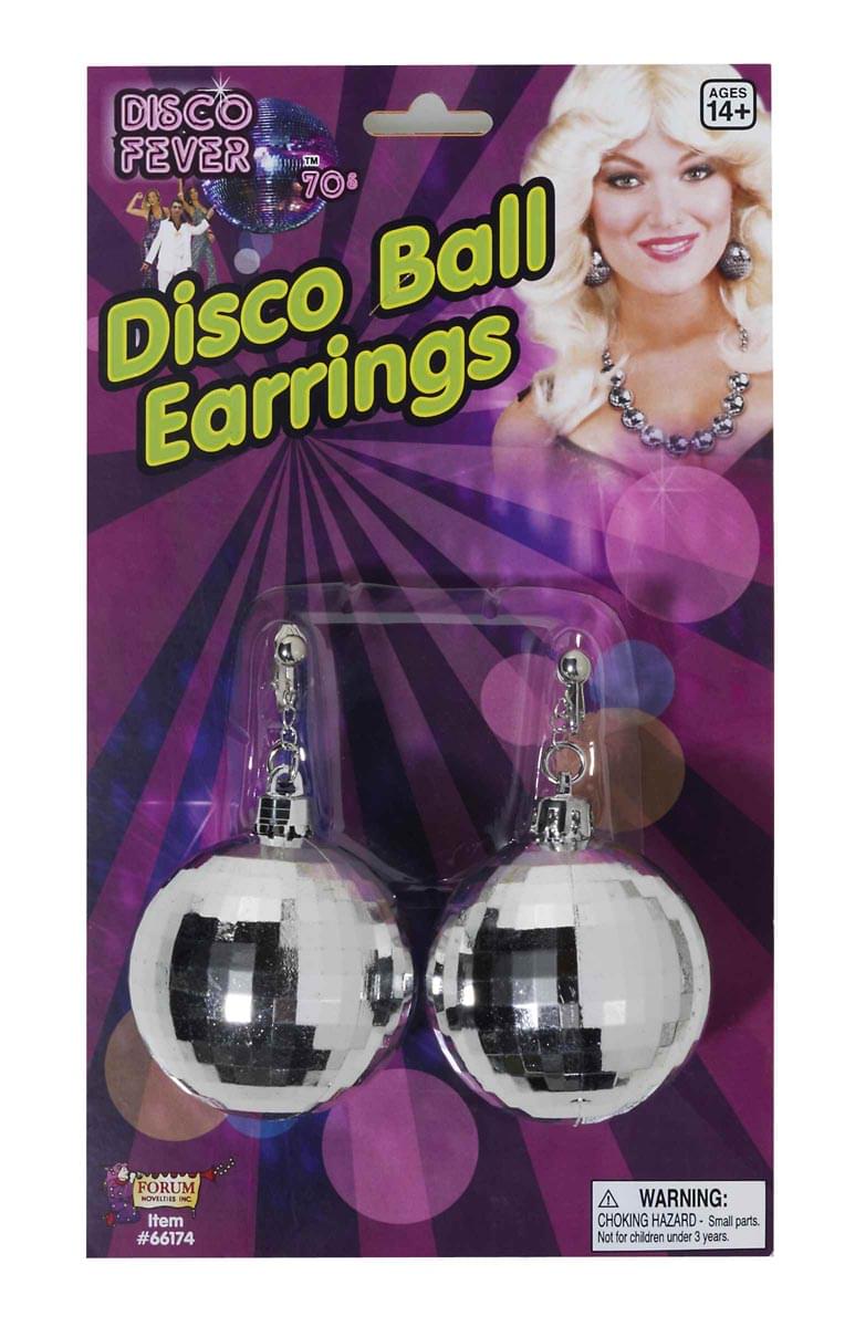 Disco Ball Costume Jewelry Earrings