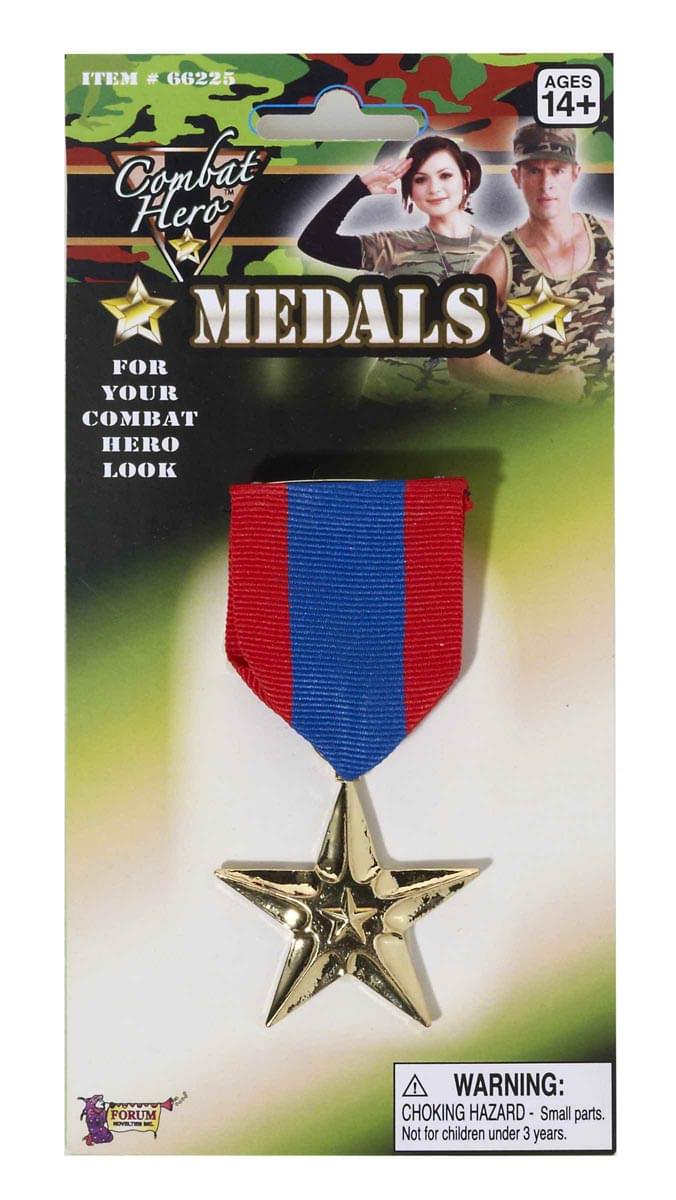 Single Combat Hero Army Medal Costume Accessory