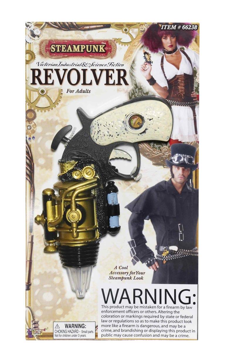 Steampunk Revolver Weapon Adult Costume Accessory