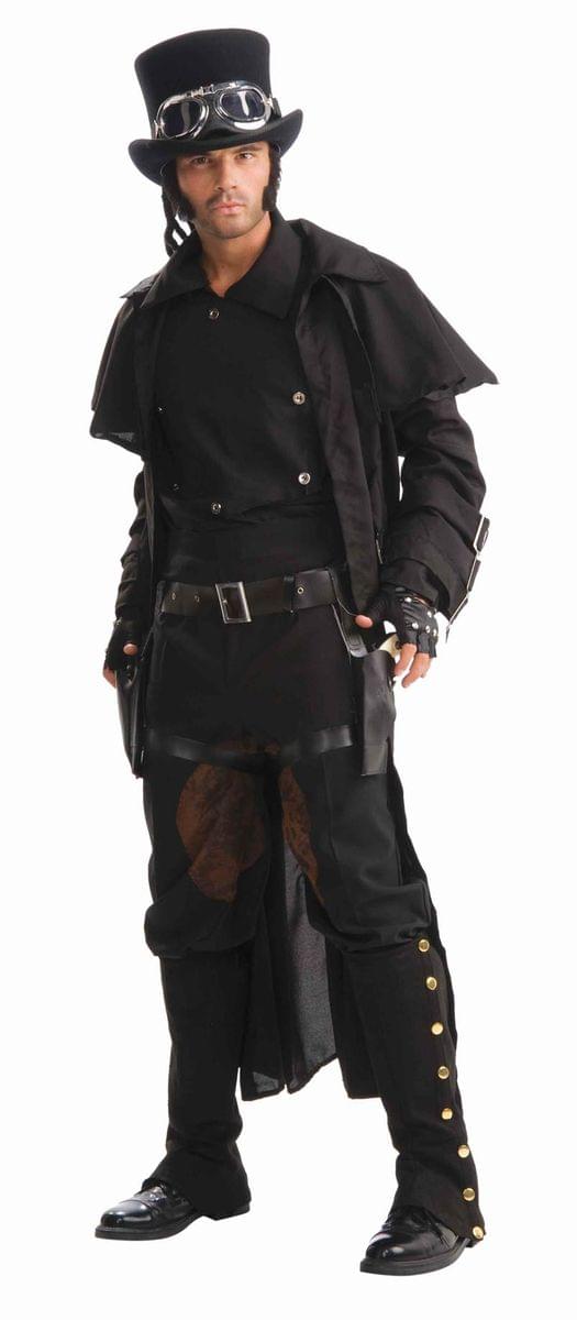 Steampunk Double Thigh Holster Set With Belt Adult Costume Accessory