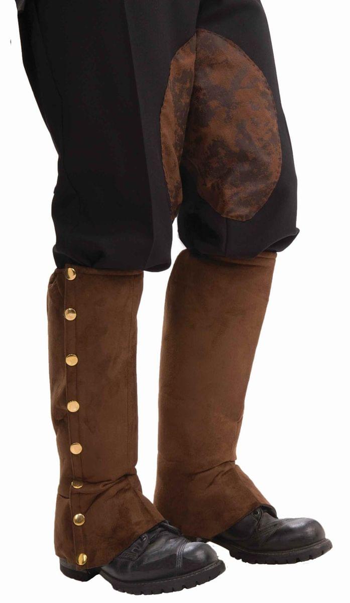 Steampunk Male Spats Costume Accessory - Brown