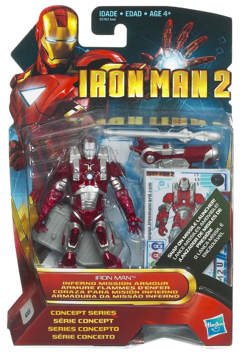 Iron Man 2 Concept 3.75" Figure Iron Man Inferno Mission Armor