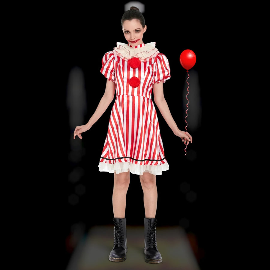 Clown Dress Women's Costume | One Size Fits Most