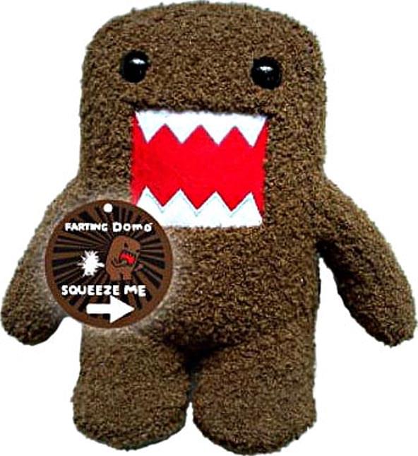 Domo Farting 6.5" Plush With Sound