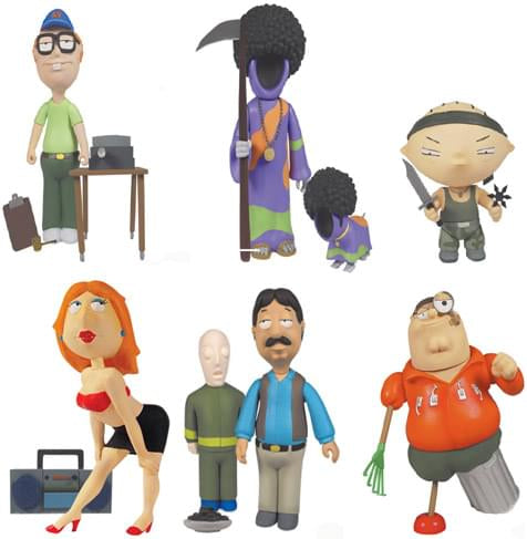 Family Guy Series 7 Set Of 6 Figures