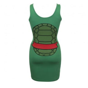 Teenage Mutant Ninja Turtles Raphael Costume Tank Dress Adult