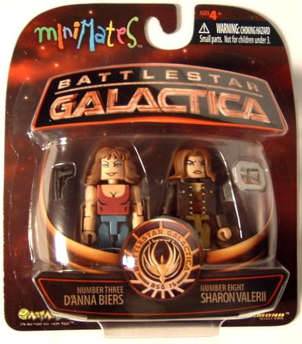 Battlestar Galactica Series3 Minimates D'Anna Biers & Sharon Valerii