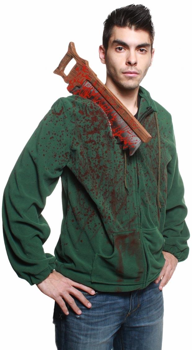 Bloody Saw Hoodie Costume Adult