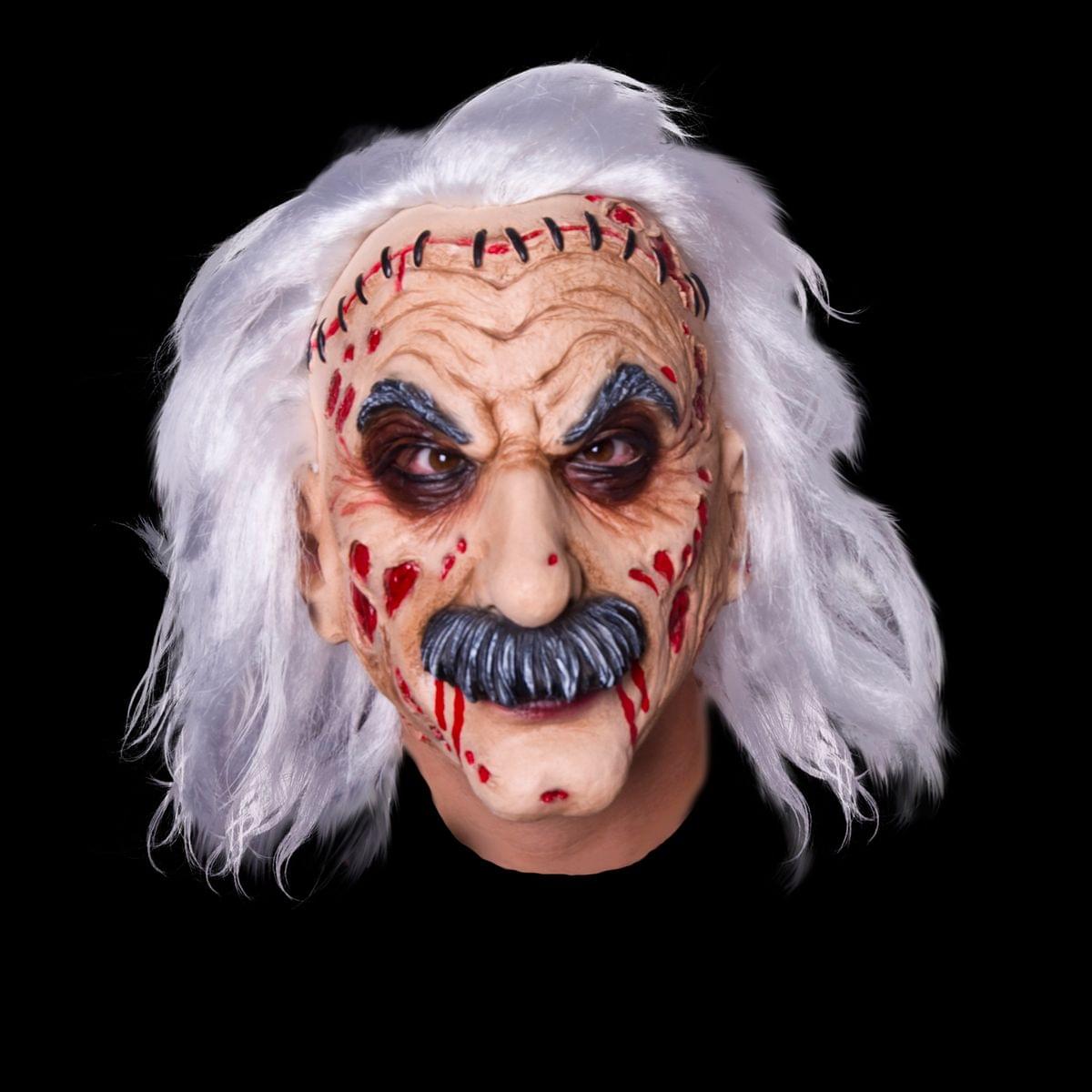 Albert Einstein Zombie Costume Mask Adult