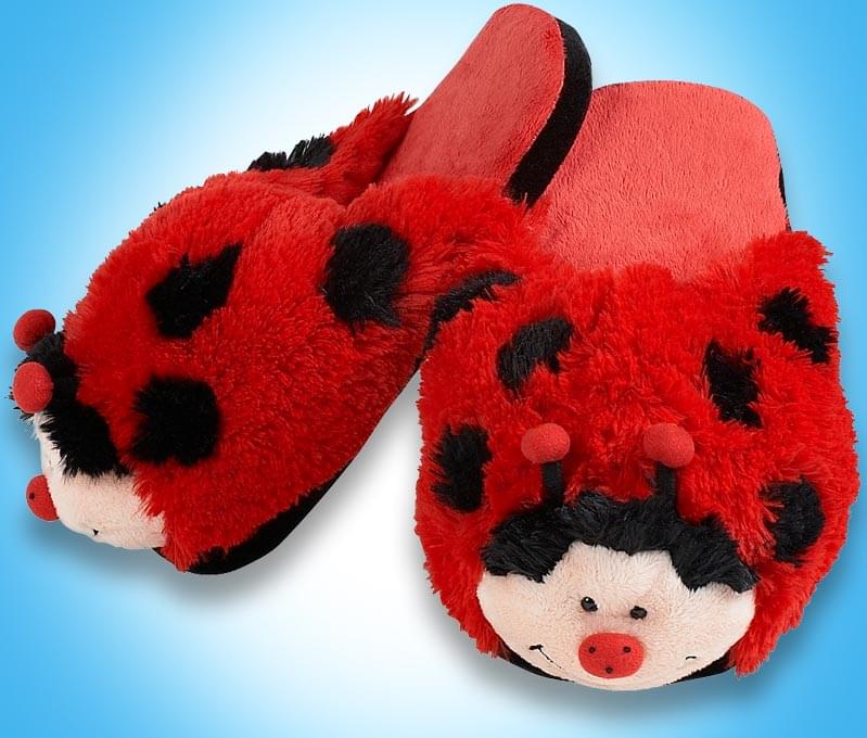 My Pillow Pets Ladybug Slippers Medium
