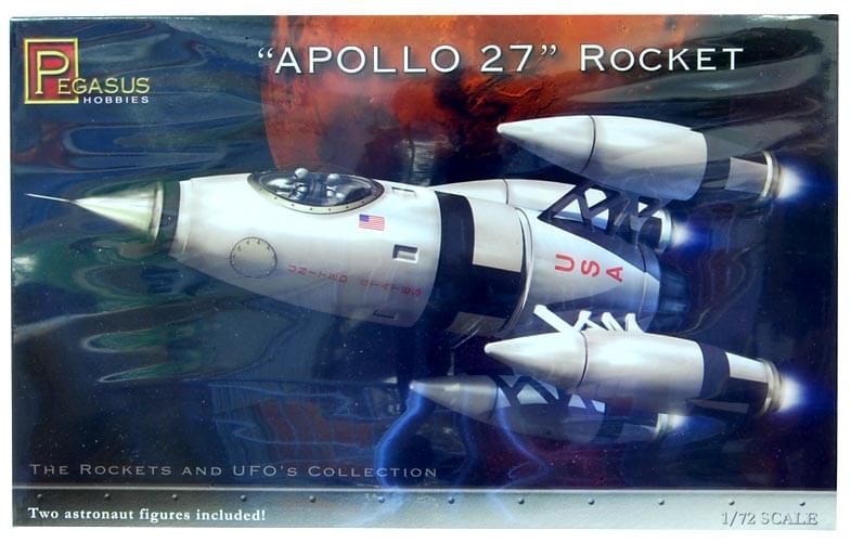 Pegasus Hobbies Apollo 27 Rocket 1/27 Scale Model Kit