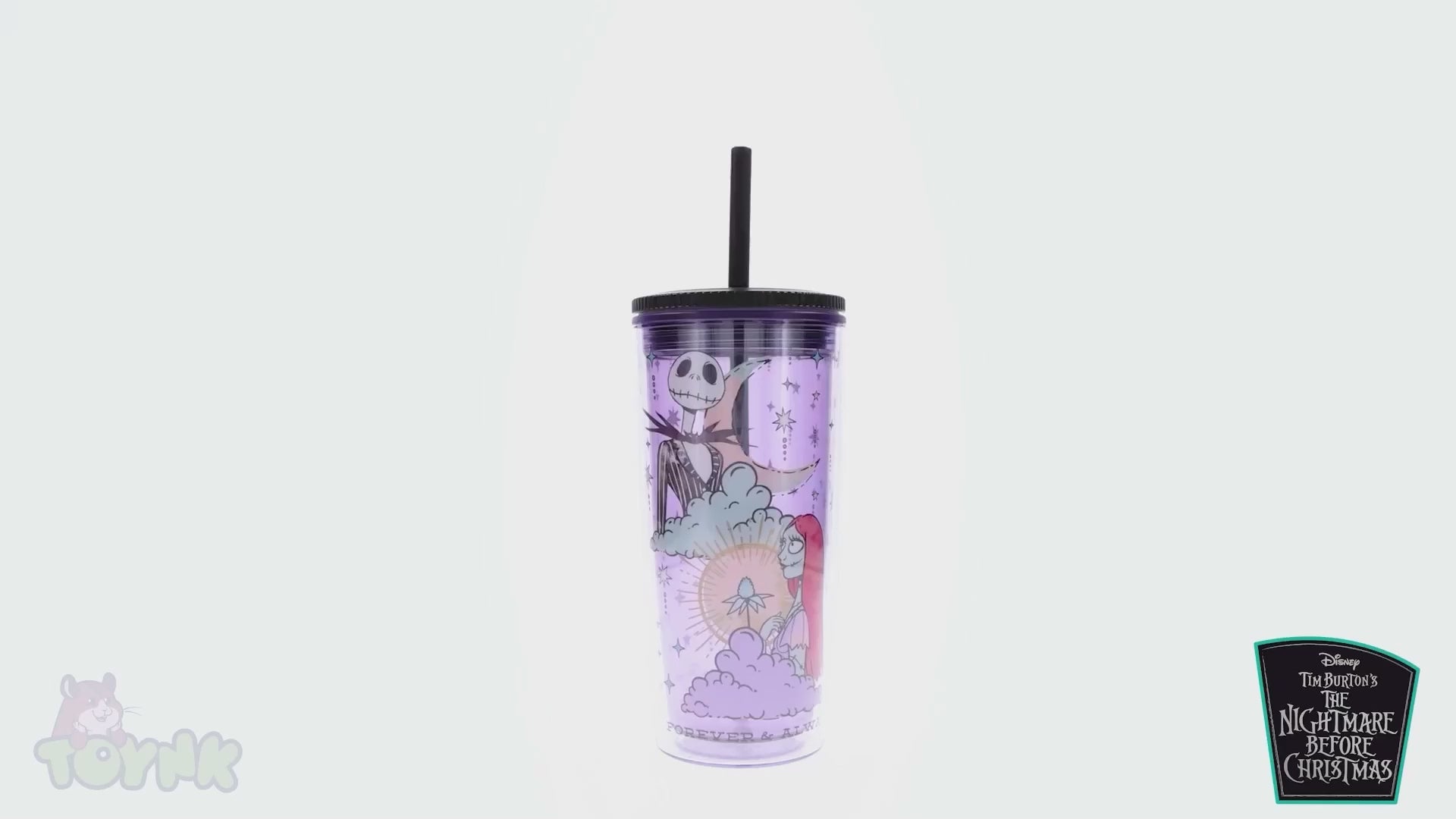 Disney The Nightmare Before Christmas "Forever and Always" 20-Ounce Tumbler