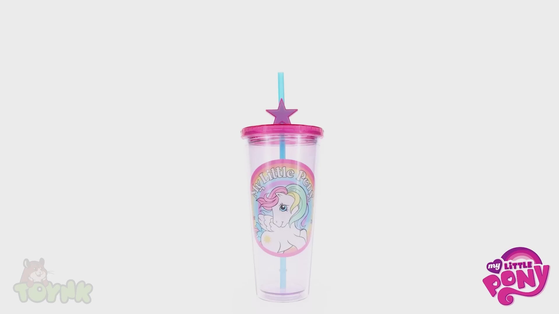My Little Pony Starshine 24-Ounce Carnival Cup With Lid and Straw Topper Charm