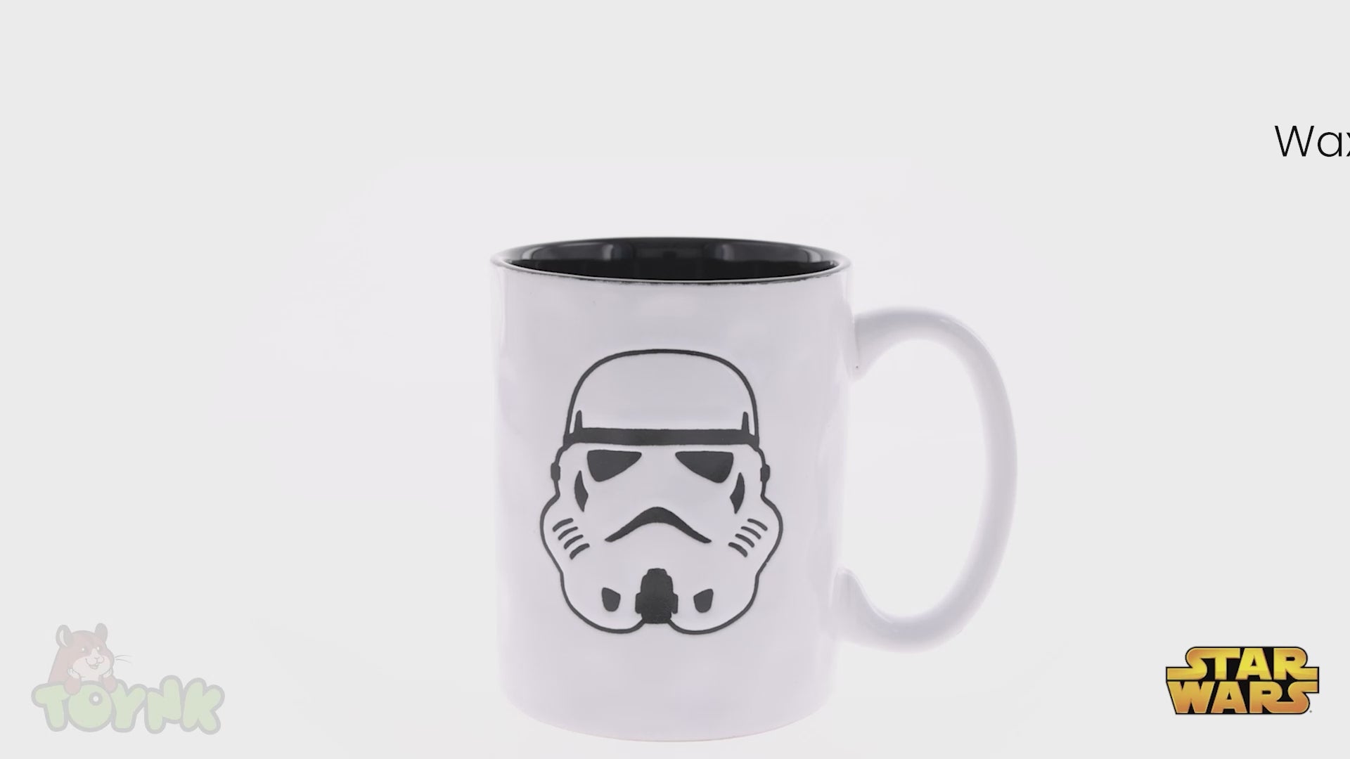 Star Wars Stormtrooper Wax-Resist Ceramic Pottery Mug | Holds 17 Ounces