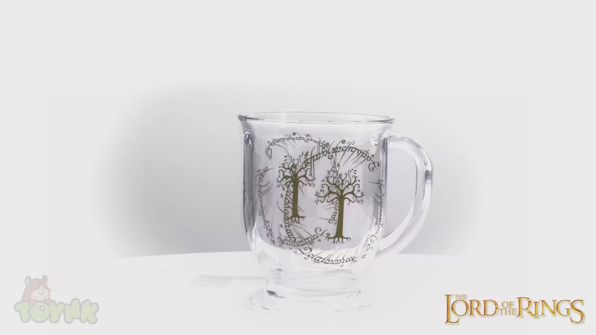 The Lord Of The Rings White Tree of Gondor Glass Mug | Holds 15 Ounces